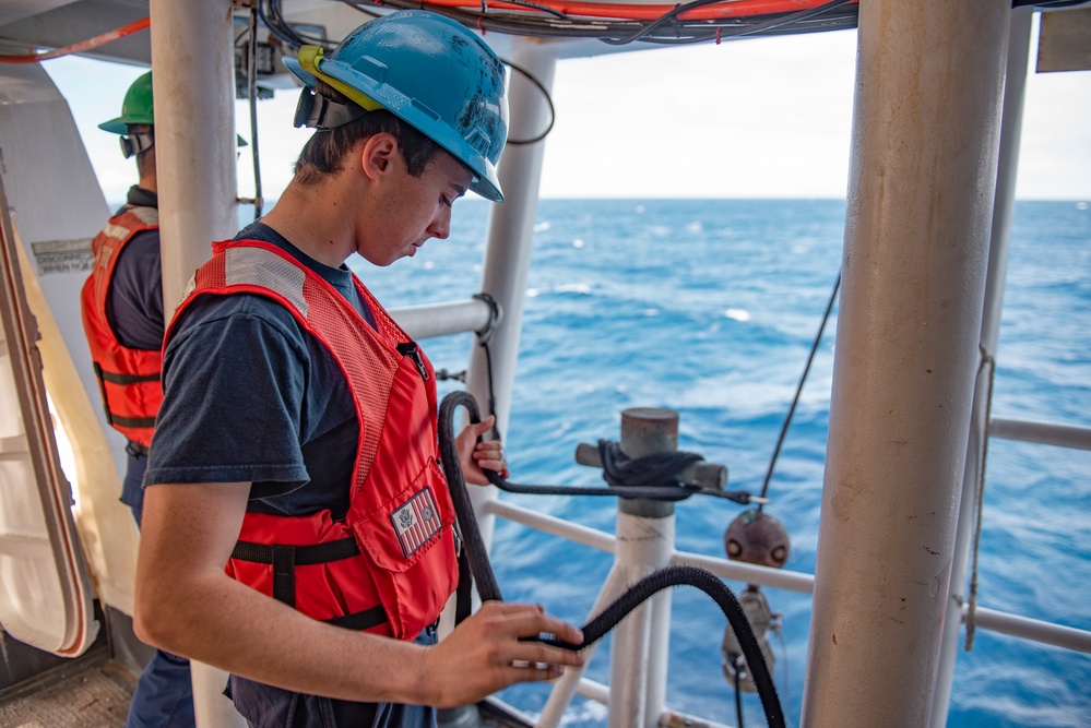 USCGC Stratton crew conduct OTH boat training