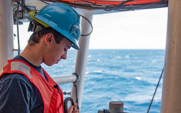 USCGC Stratton crew conduct OTH boat training