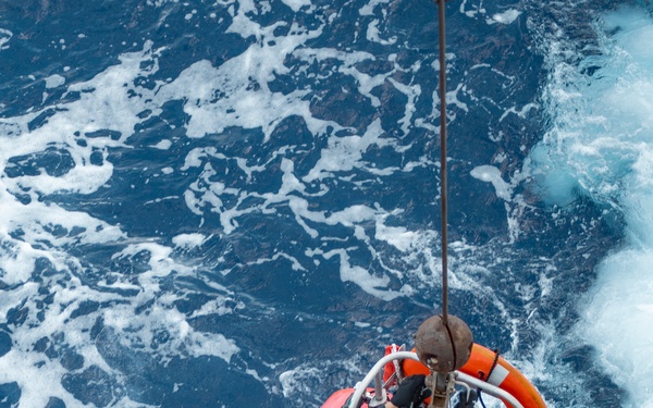 USCGC Stratton crew conduct OTH boat training
