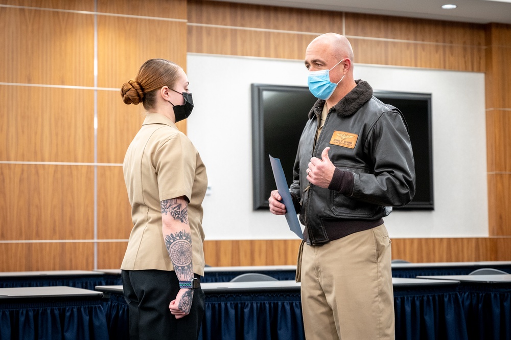 NSAW Quarterly Awards Ceremony, Jan. 2022