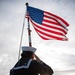 USS Makin Island Sailors Observe Colors