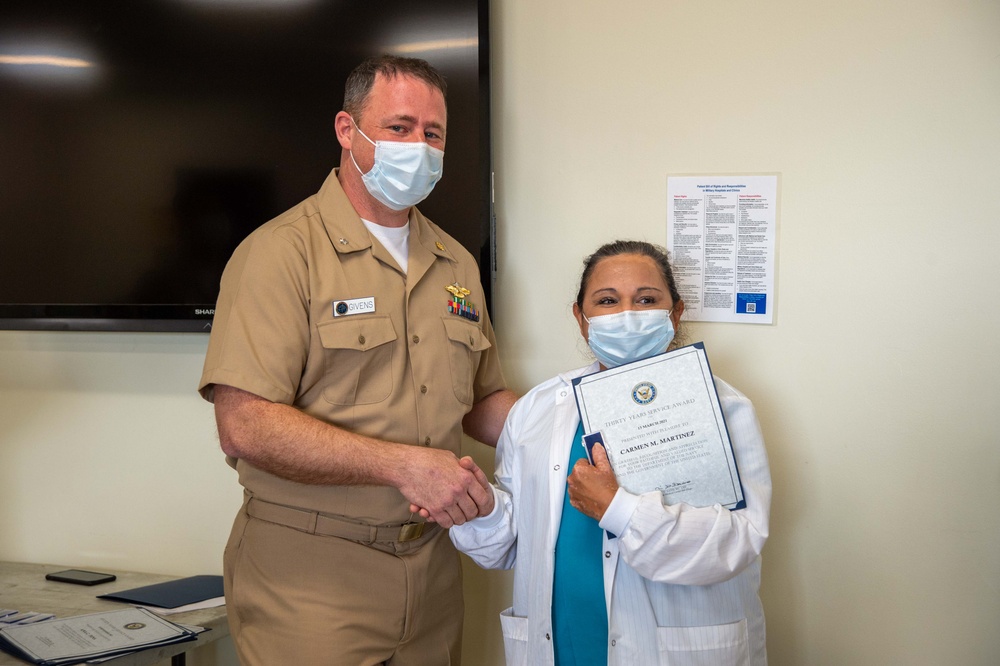 NMRTC San Diego Dental Clinic Award Ceremony