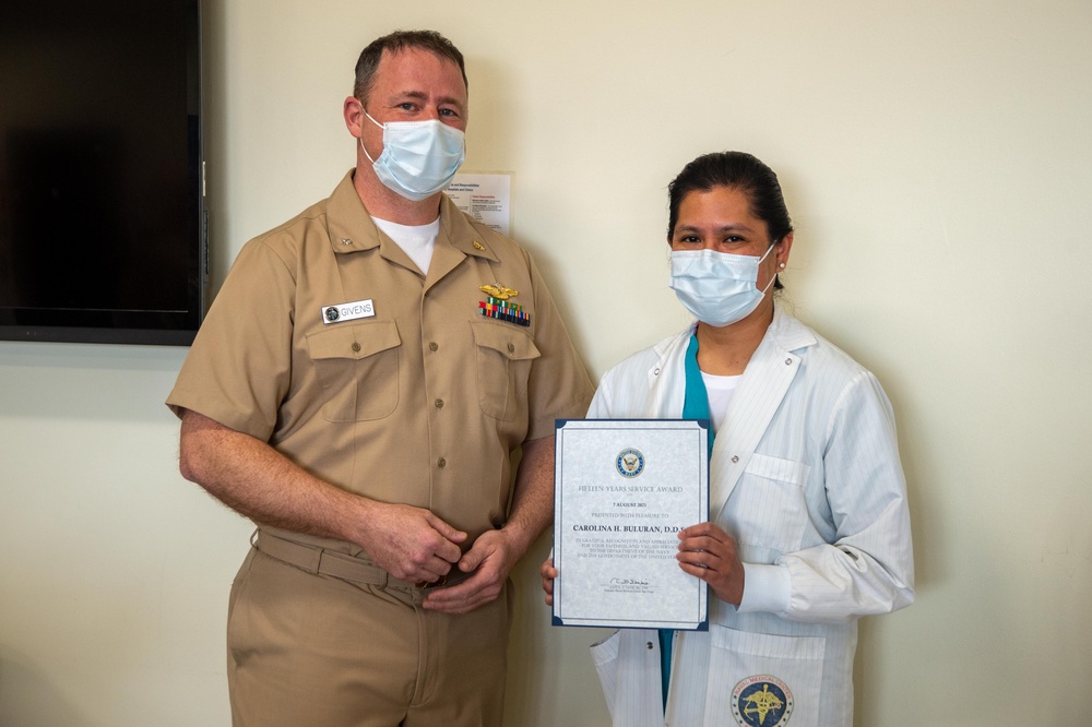 NMRTC San Diego Dental Clinic Award Ceremony