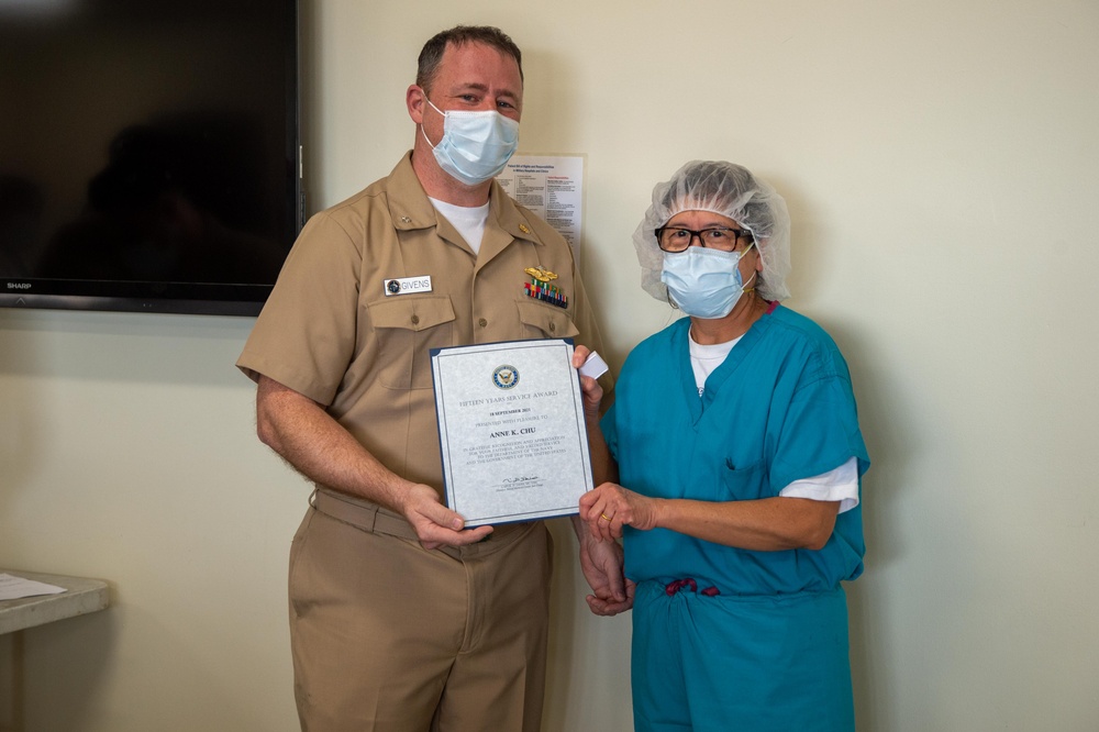 NMRTC San Diego Dental Clinic Award Ceremony