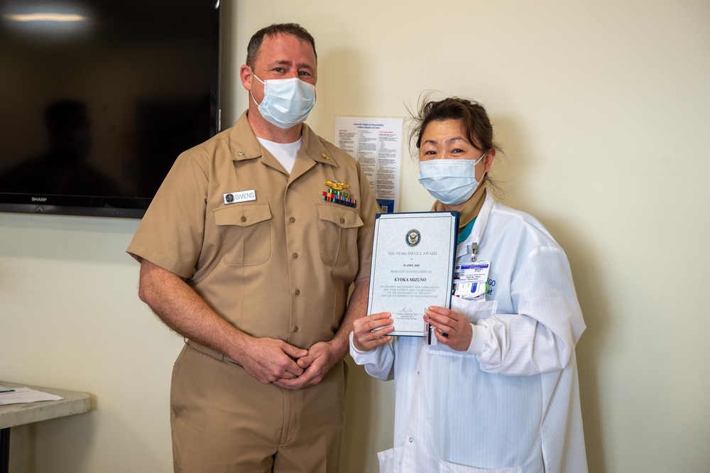 NMRTC San Diego Dental Clinic Award Ceremony