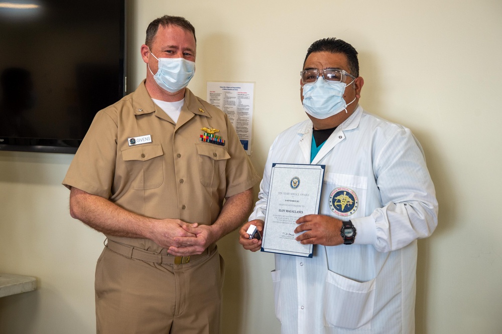 NMRTC San Diego Dental Clinic Award Ceremony