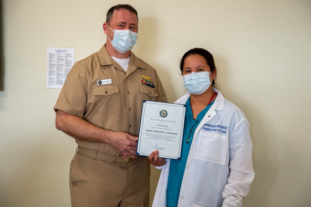 NMRTC San Diego Dental Clinic Award Ceremony