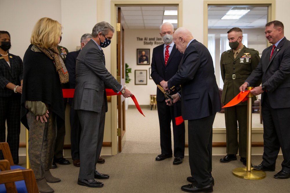 The Al &amp; Jan Gray Study Ribbon Cutting Ceremony