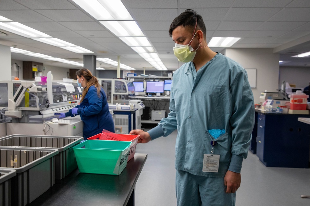 U.S. Air Force Medical Augmentation Team Perform Routine Operations at New Hampshire Hospital