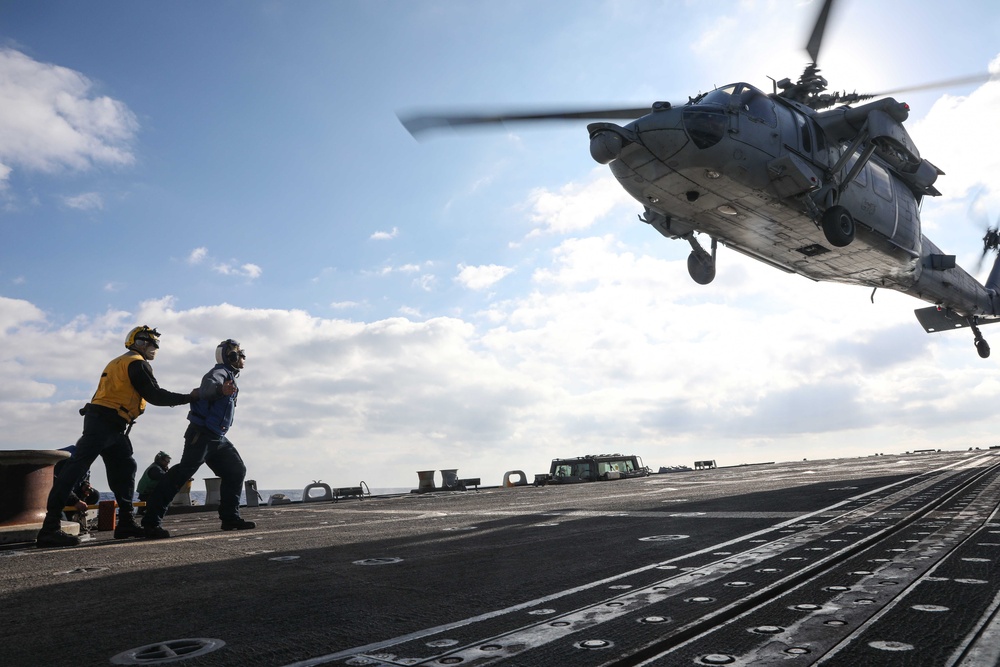 Gravely is deployed with the Harry S. Truman Carrier Strike Group on a scheduled deployment in the U.S. Sixth Fleet area of operations in support of naval operations to maintain maritime stability and security.