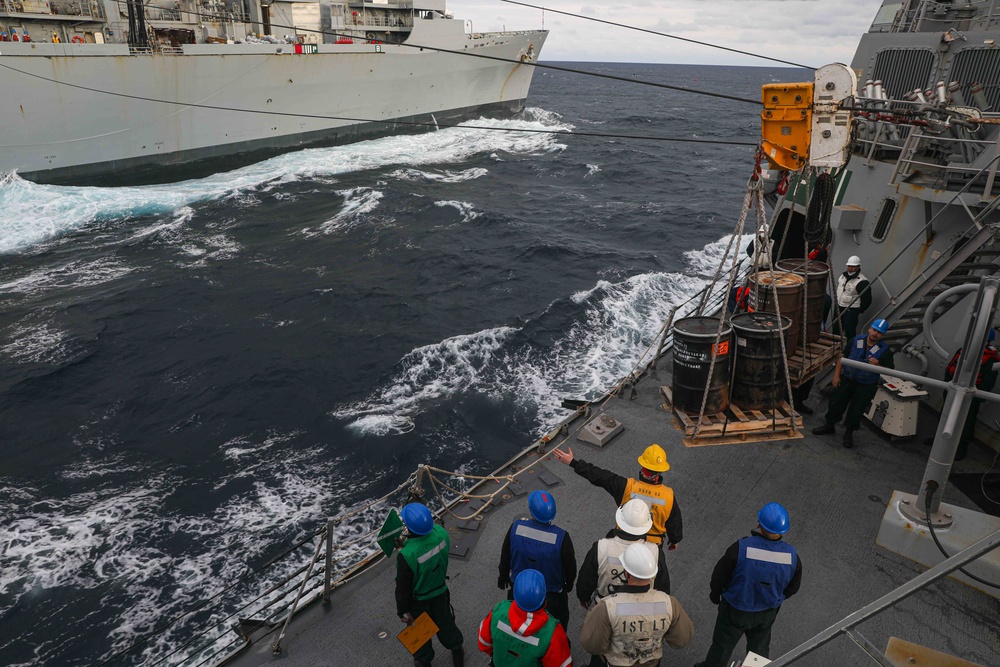 Gravely is deployed with the Harry S. Truman Carrier Strike Group on a scheduled deployment in the U.S. Sixth Fleet area of operations in support of naval operations to maintain maritime stability and security.