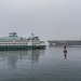 Ex-USS Kitty Hawk Departs Bremerton