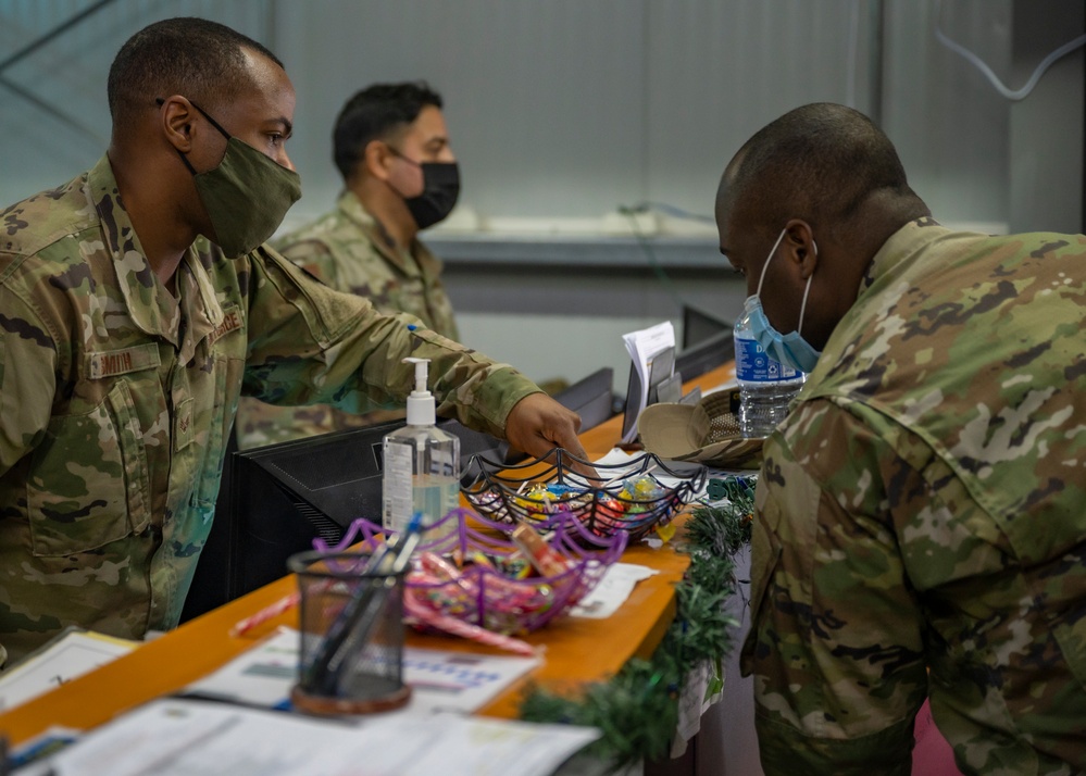 386th EFSS supports lodging and room maintenance