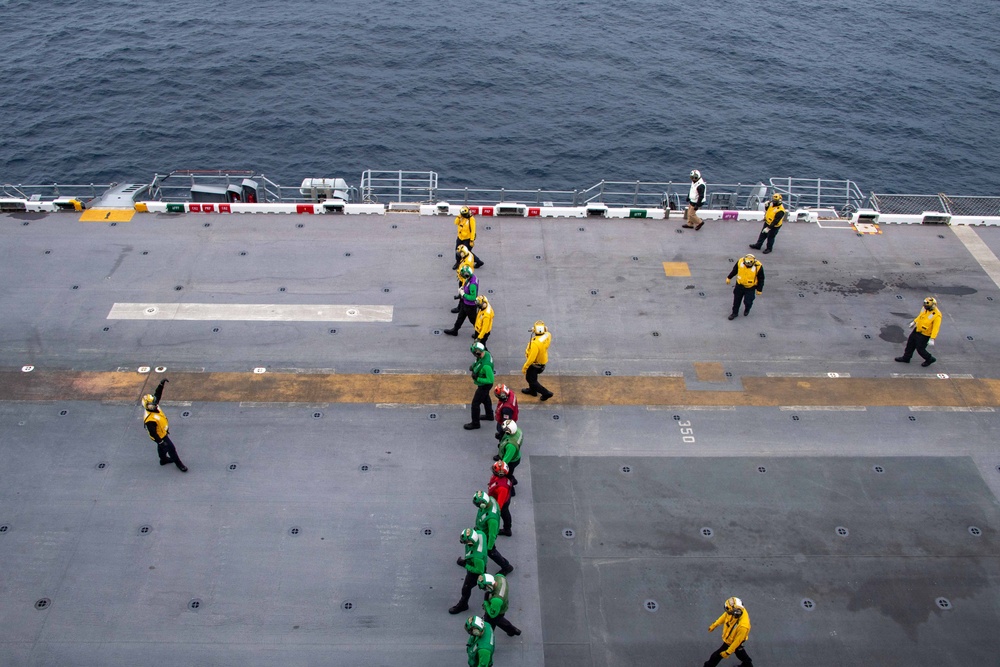 USS America (LHA 6) Conducts Flight Operations