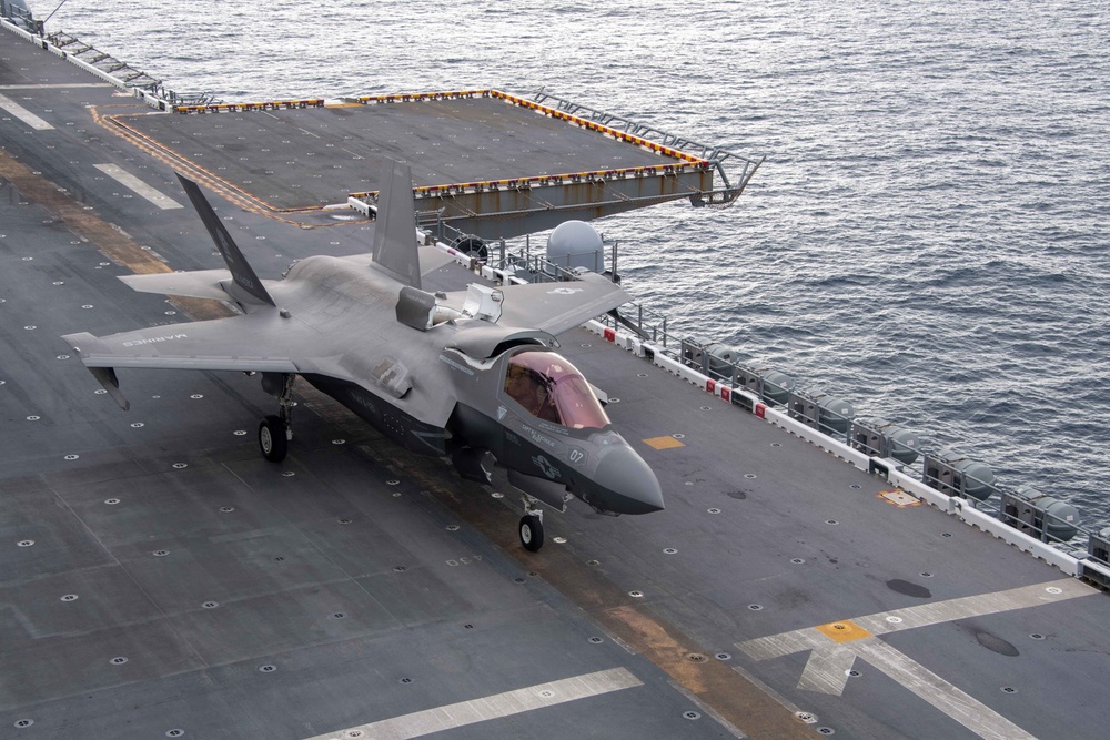 USS America (LHA 6) Conducts Flight Operations