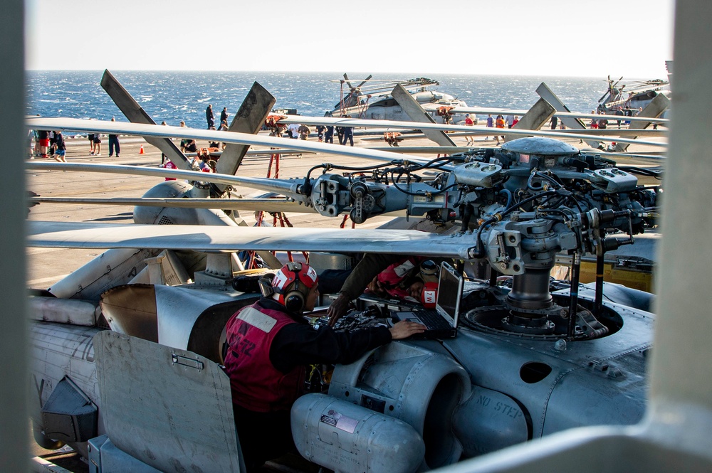 The Harry S. Truman Carrier Strike Group is on a scheduled deployment in the U.S. 6th Fleet area of operations in support of naval operations to maintain maritime stability and security.