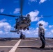 USS Spruance conducts vertical replenishment