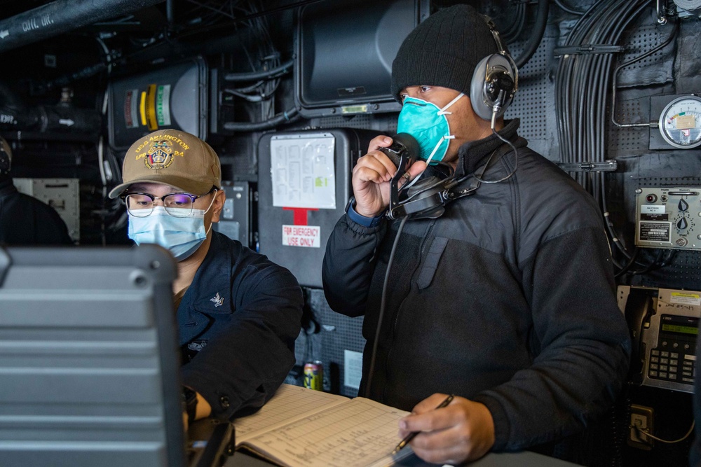 USS Arlington Bridge Watchstanders