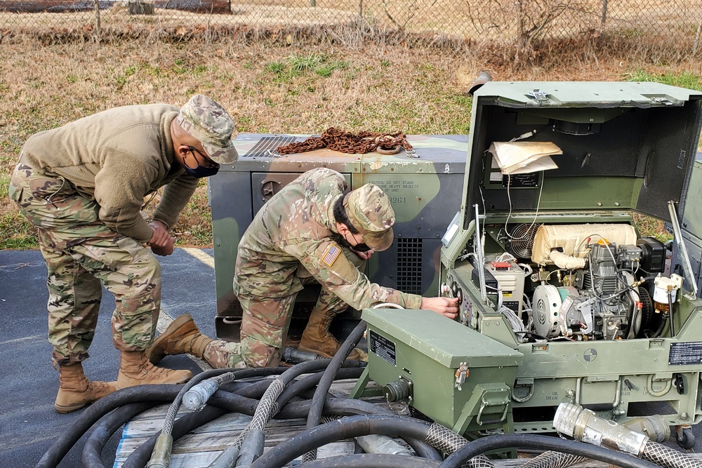 NC Guard 113th Sustainment Brigade Soldiers Deploy for Winter Storm Izzy