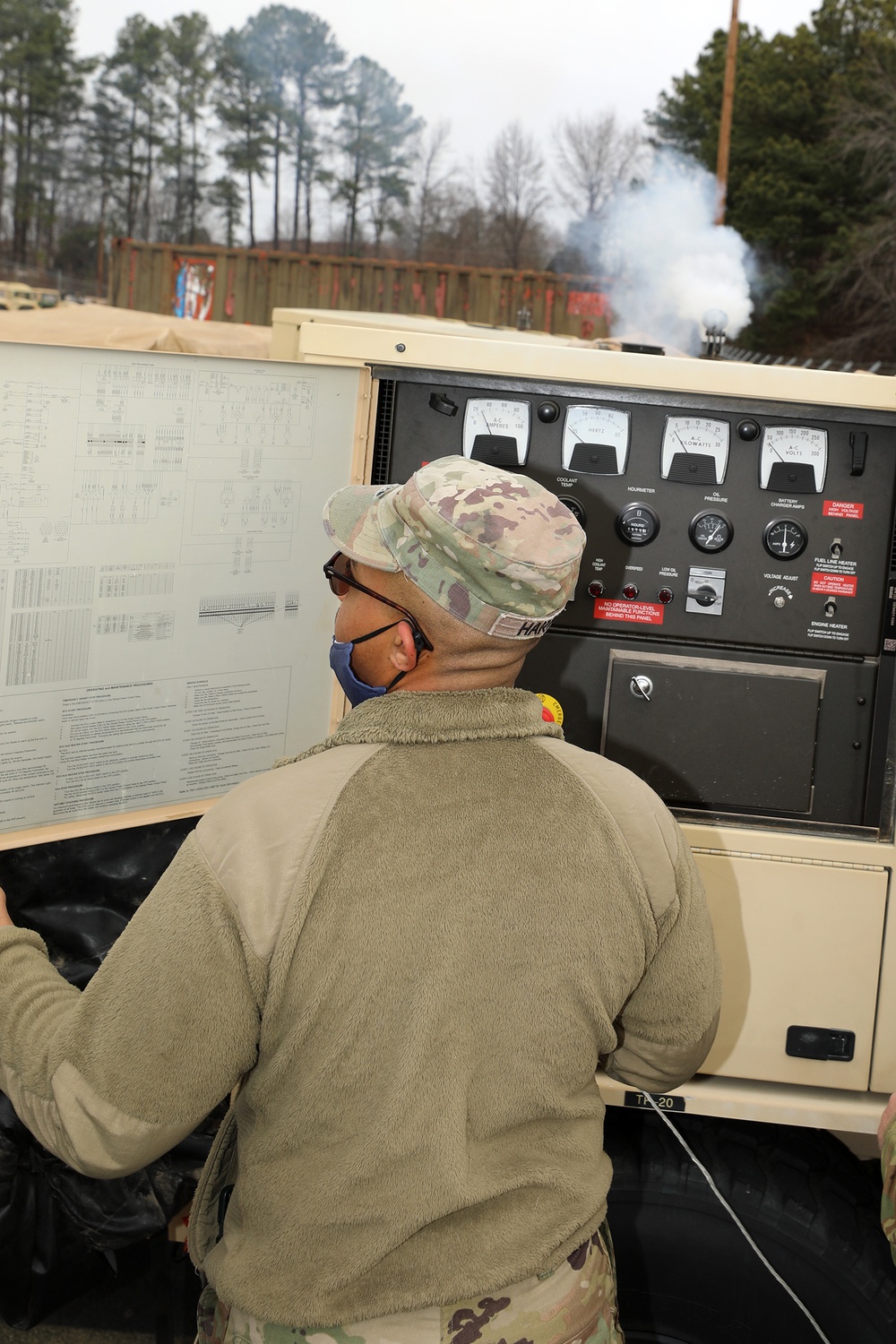 NC Guard 113th Sustainment Brigade Soldiers Deploy for Winter Storm Izzy