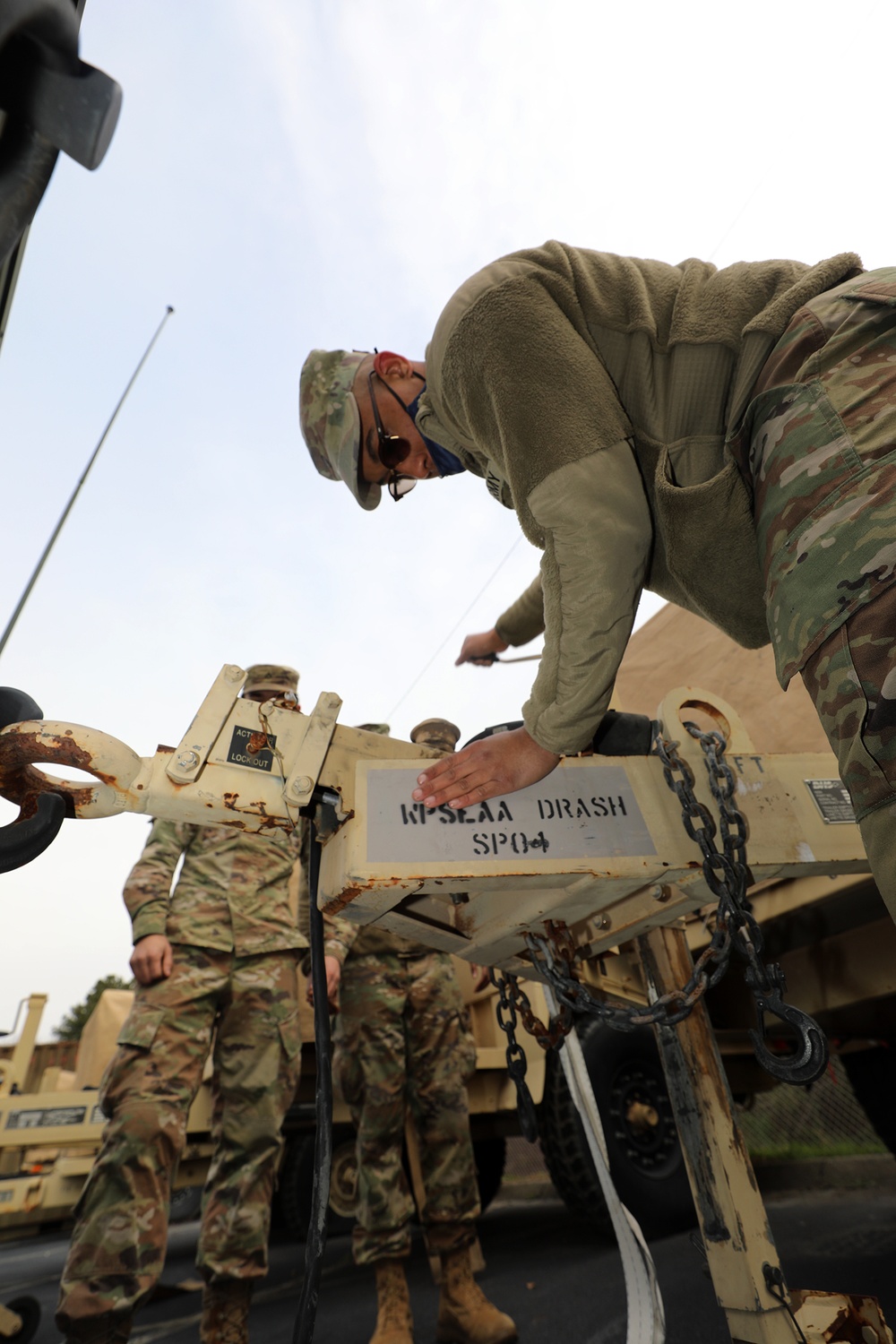 NC Guard 113th Sustainment Brigade Soldiers Deploy for Winter Storm Izzy