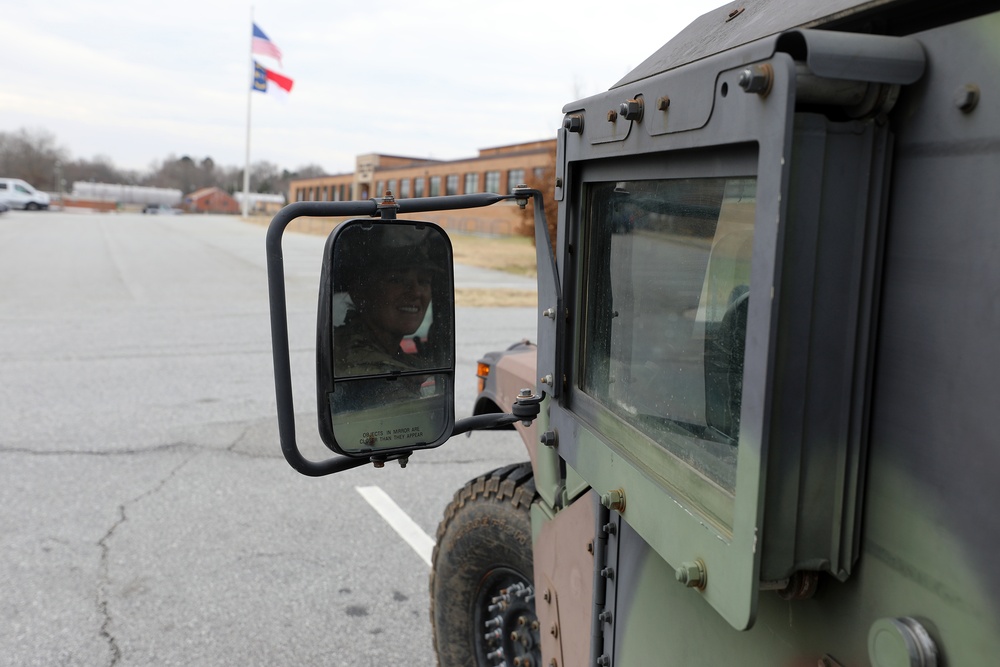 NC Guard 113th Sustainment Brigade Soldiers Deploy for Winter Storm Izzy
