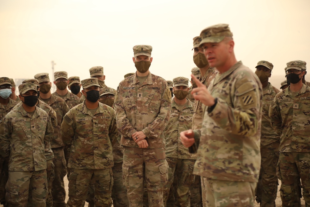 24th Composite Truck Company (Heavy) Patching Ceremony and Tokens of Excellence