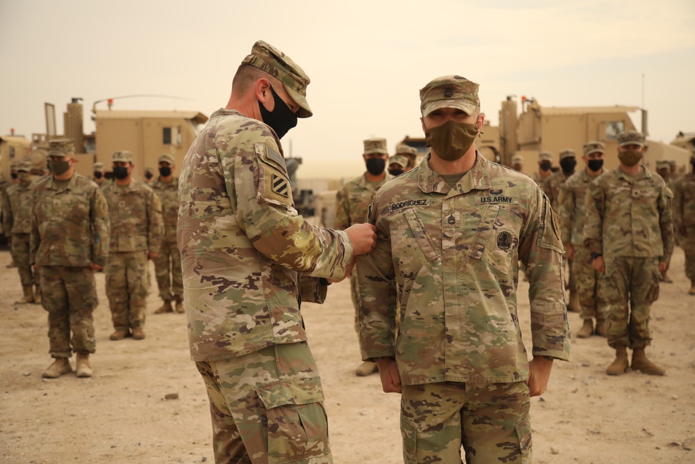24th Composite Truck Company (Heavy) Patching Ceremony and Tokens of Excellence