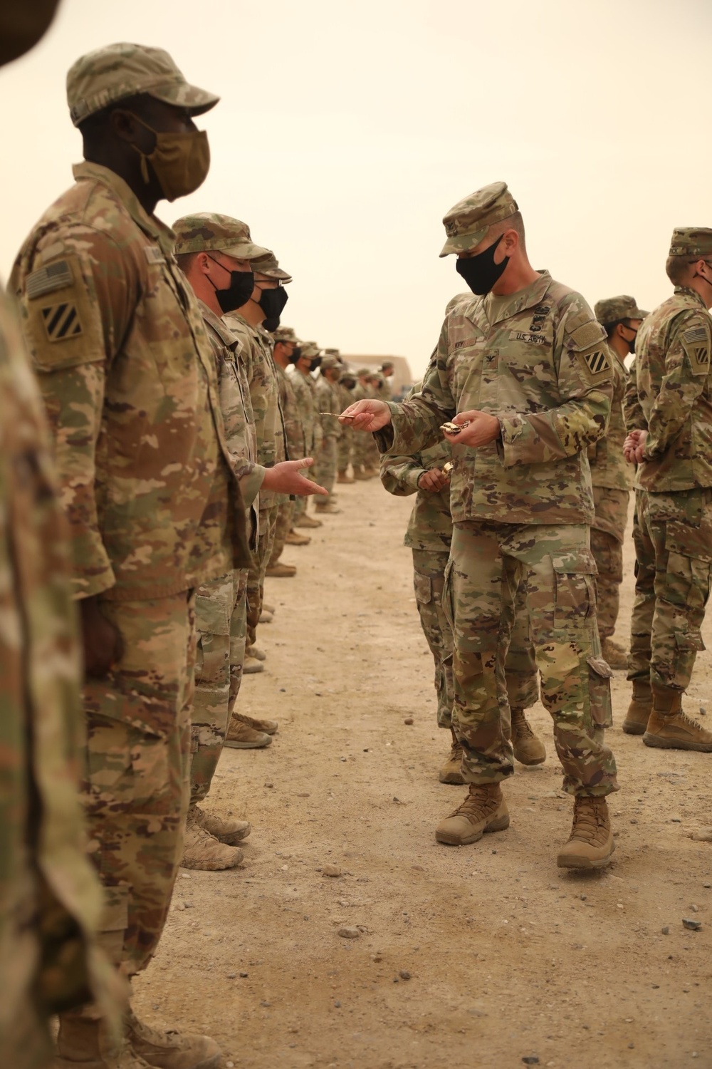24th Composite Truck Company (Heavy) Patching Ceremony and Tokens of Excellence