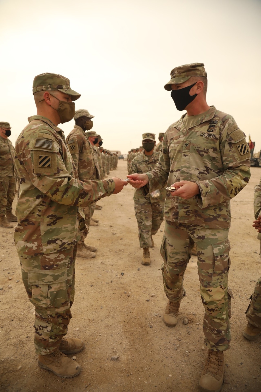 24th Composite Truck Company (Heavy) Patching Ceremony and Tokens of Excellence