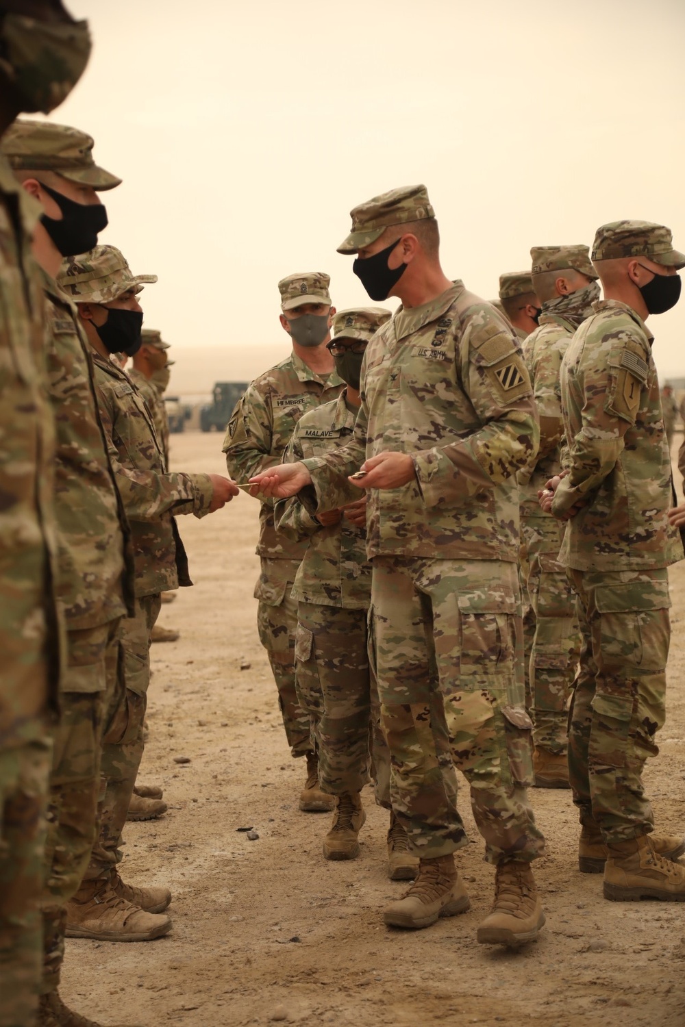 24th Composite Truck Company (Heavy) Patching Ceremony and Tokens of Excellence