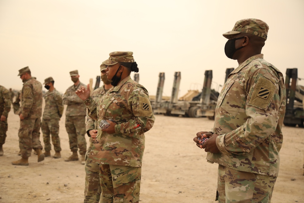 24th Composite Truck Company (Heavy) Patching Ceremony and Tokens of Excellence