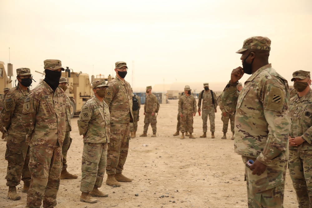 24th Composite Truck Company (Heavy) Patching Ceremony and Tokens of Excellence