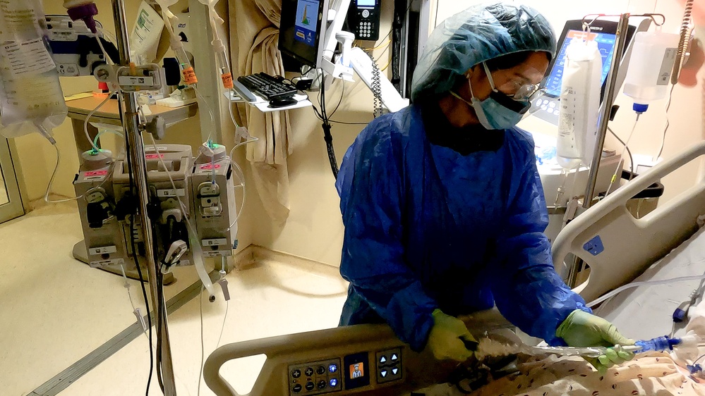 U.S. Air Force Medical Team provides additional aid with staff for patients at WellSpan York Hospital