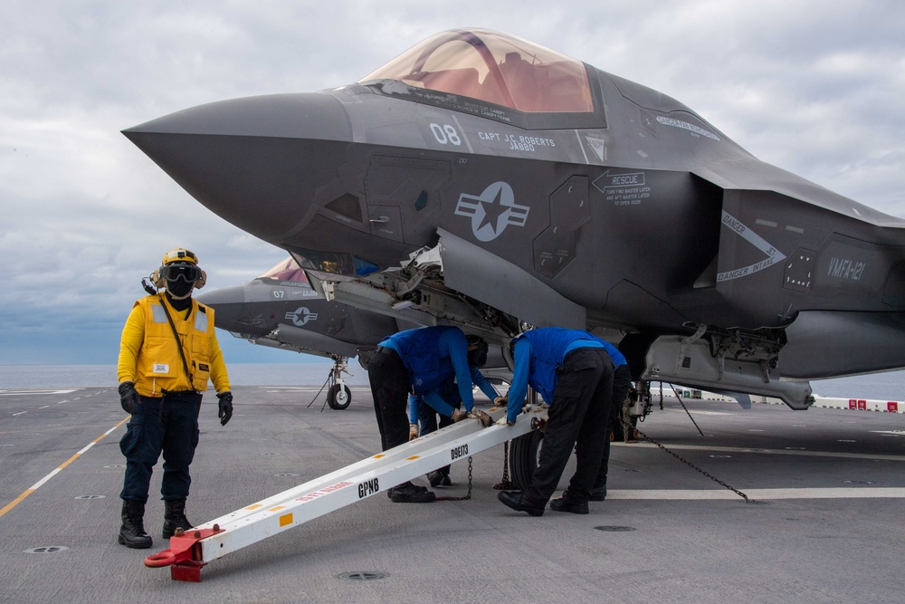 USS America (LHA 6) Conducts Flight Operations