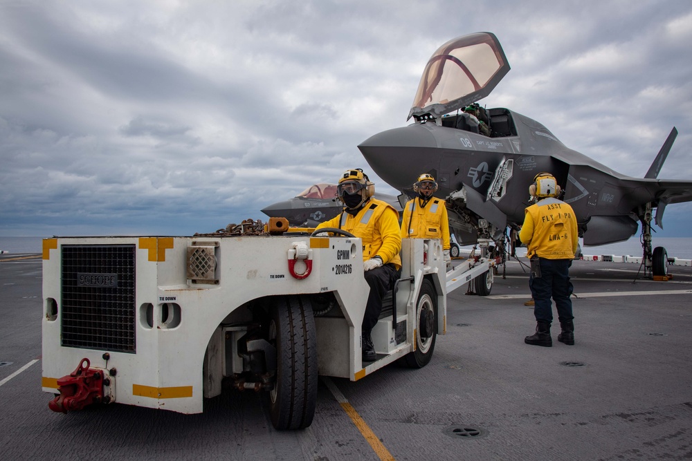 USS America (LHA 6) Conducts Flight Operations