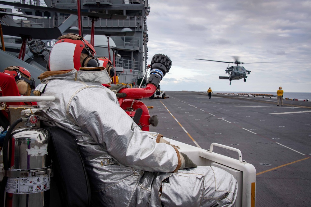 USS America (LHA 6) Conducts Flight Operations