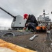 San Jacinto is operating as part of the Harry S. Truman Carrier Strike Group. The Harry S. Truman Carrier Strike Group is on a scheduled deployment in the U.S. Sixth Fleet area of operations.