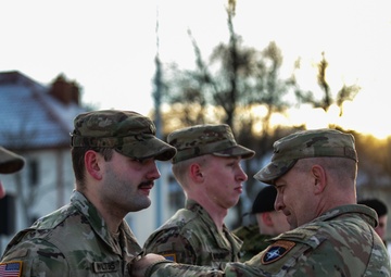 Battle Group Poland soldiers earn Norwegian Foot March Badge