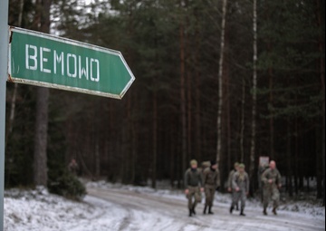 Battle Group Poland soldiers earn Norwegian Foot March Badge