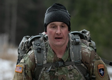 Battle Group Poland soldiers earn Norwegian Foot March Badge