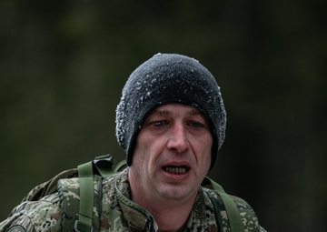 Battle Group Poland soldiers earn Norwegian Foot March Badge