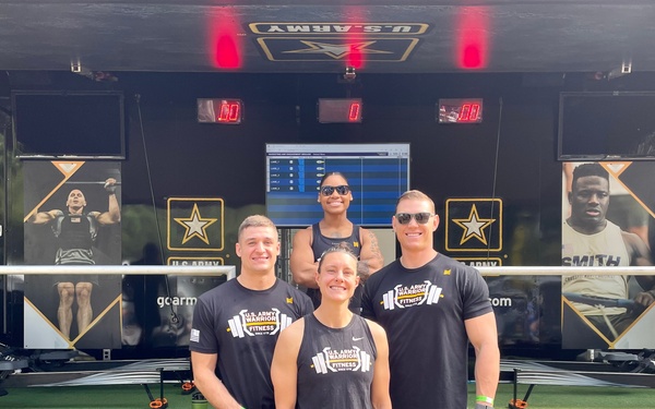 U.S. Army Warrior Fitness Team competes in Wodapalooza 2022