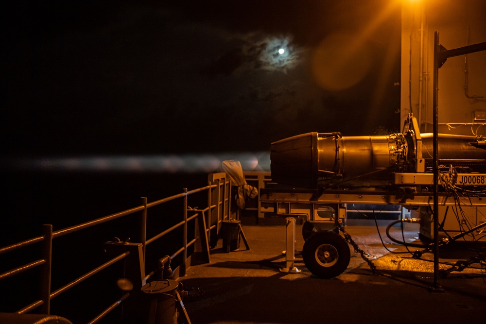 USS Carl Vinson (CVN 70) Conducts Engine Tests in 7th Fleet