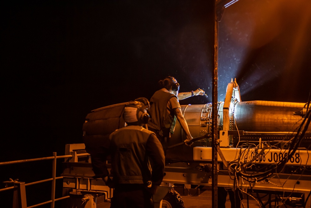 USS Carl Vinson (CVN 70) Conducts Engine Tests in 7th Fleet