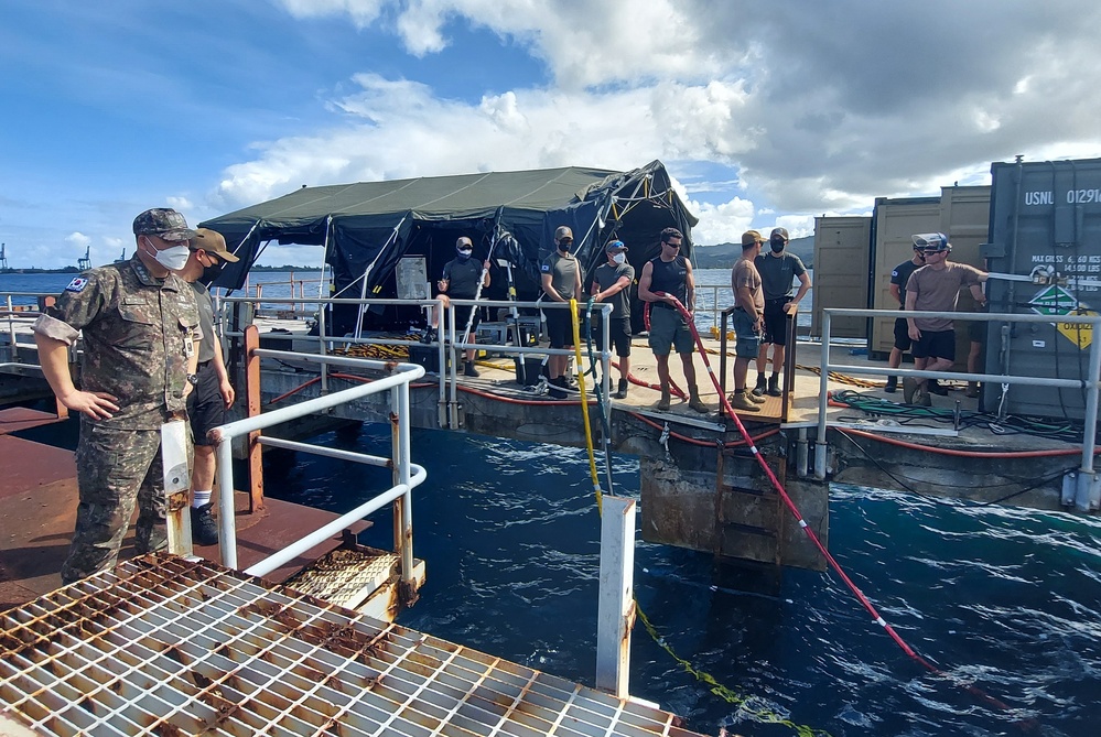 UCT 2 and ROKN UCT Complete the Multinational Underwater Repair Exercise 2021