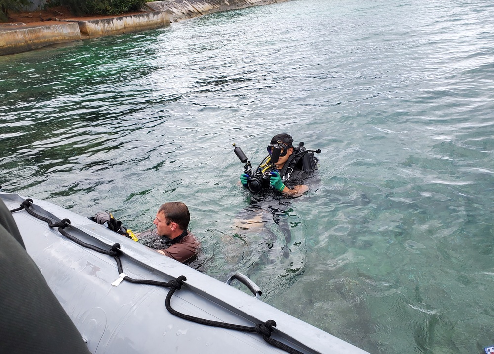 UCT 2 and ROKN UCT Complete the Multinational Underwater Repair Exercise 2021