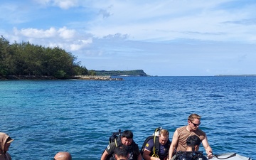 UCT 2 and ROKN UCT Complete the Multinational Underwater Repair Exercise 2021