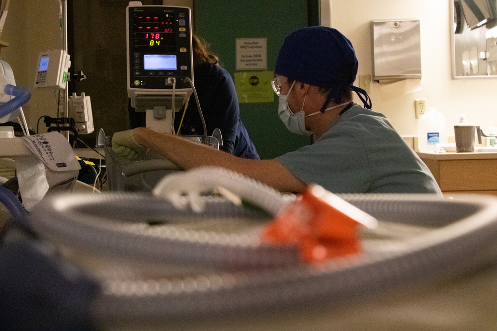 U.S. Air Force military medical team reinforces overwhelmed Yuma Regional Medical Center