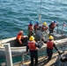 Sailors Aboard USS Ralph Johnson (DDG 114) Conduct Boat Operations